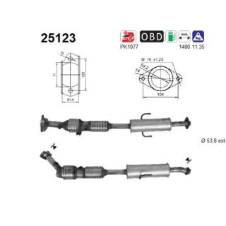 Katalizatoriaus keitiklis AS 25123