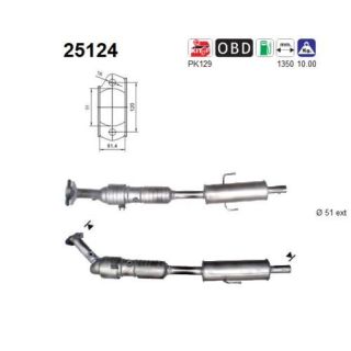 Katalizatoriaus keitiklis AS 25124