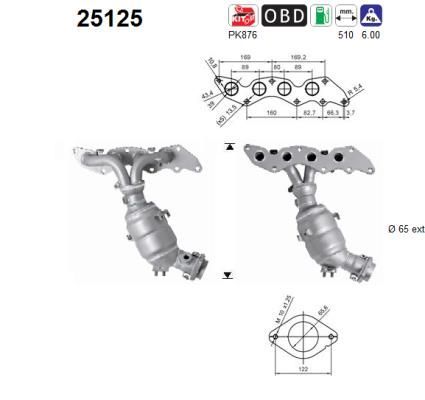 Katalizatoriaus keitiklis AS 25125