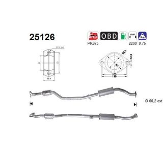 Katalizatoriaus keitiklis AS 25126