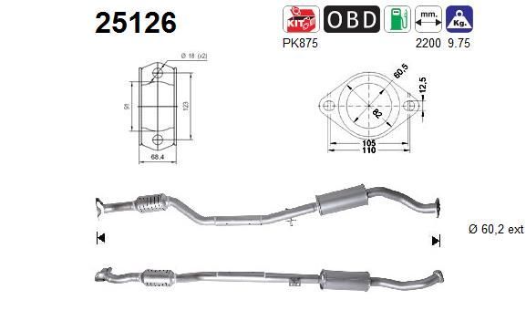 Katalizatoriaus keitiklis AS 25126