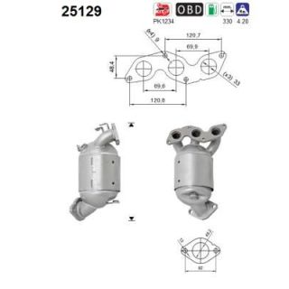 Katalizatoriaus keitiklis AS 25129