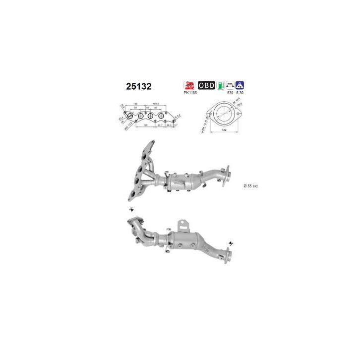 Katalizatoriaus keitiklis AS 25132