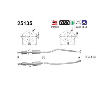 Katalizatoriaus keitiklis AS 25135
