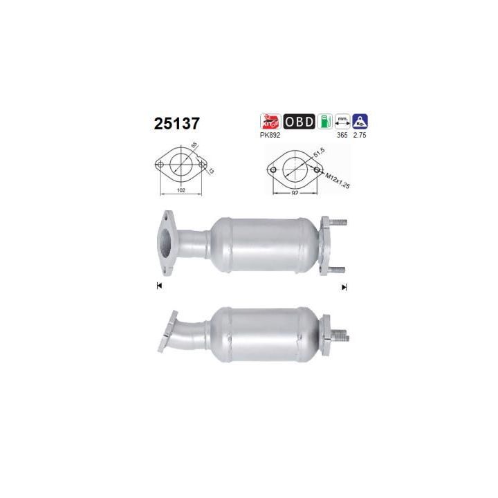 Katalizatoriaus keitiklis AS 25137
