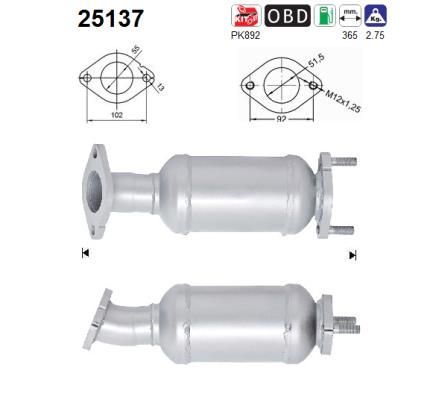 Katalizatoriaus keitiklis AS 25137