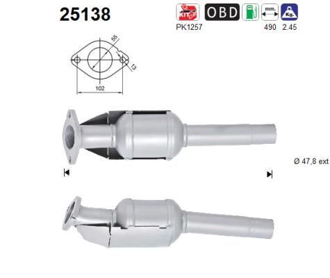 Katalizatoriaus keitiklis AS 25138