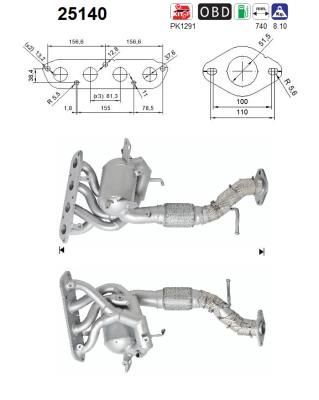 Katalizatoriaus keitiklis AS 25140