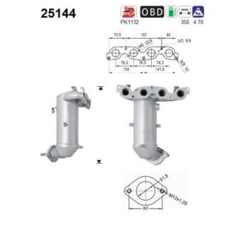 Katalizatoriaus keitiklis AS 25144