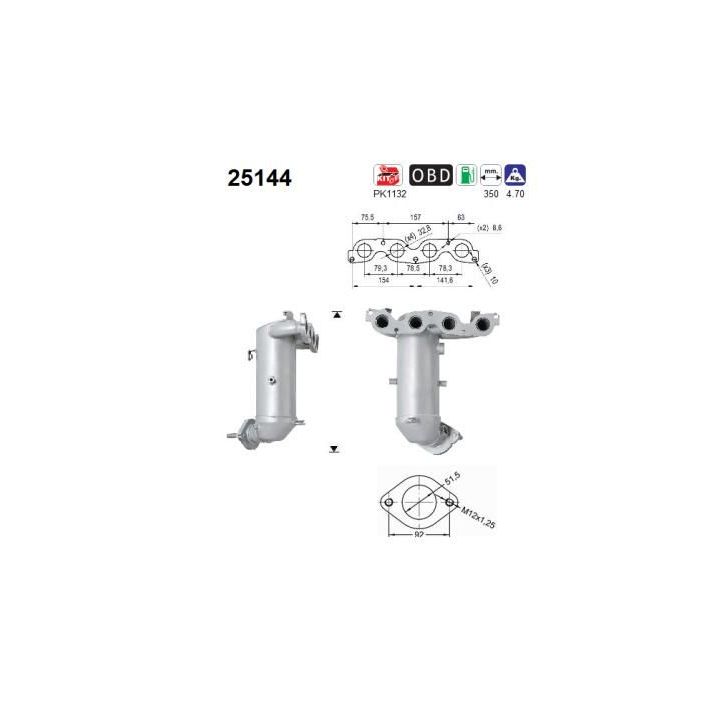 Katalizatoriaus keitiklis AS 25144
