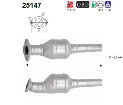 Katalizatoriaus keitiklis AS 25147