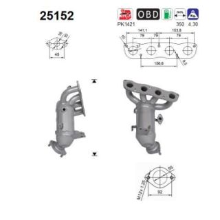Katalizatoriaus keitiklis AS 25152