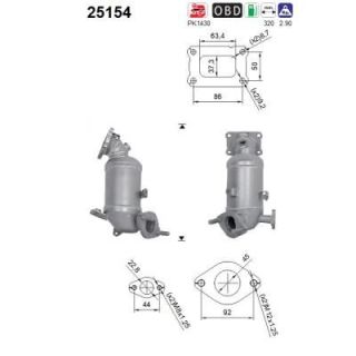 Katalizatoriaus keitiklis AS 25154
