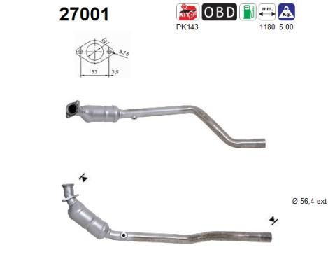 Katalizatoriaus keitiklis AS 27001