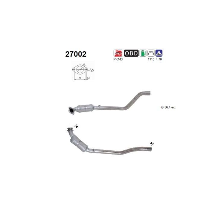 Katalizatoriaus keitiklis AS 27002