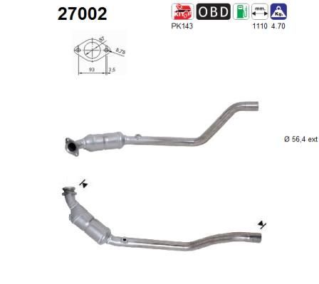 Katalizatoriaus keitiklis AS 27002