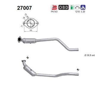 Katalizatoriaus keitiklis AS 27007