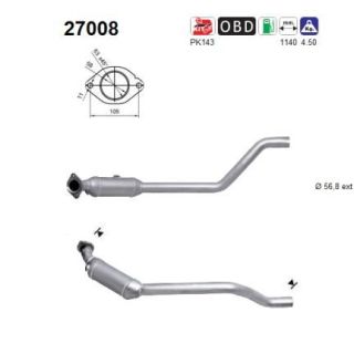 Katalizatoriaus keitiklis AS 27008