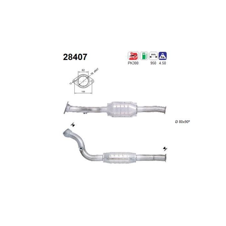 Katalizatoriaus keitiklis AS 28407