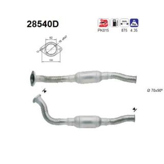 Katalizatoriaus keitiklis AS 28540D