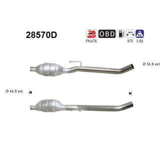 Katalizatoriaus keitiklis AS 28570D