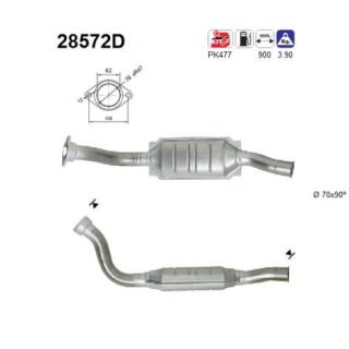 Katalizatoriaus keitiklis AS 28572D