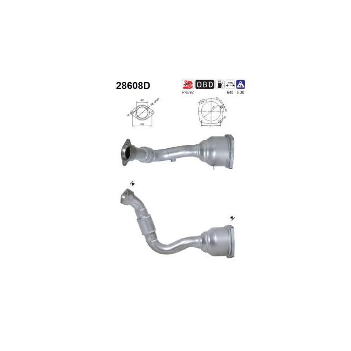 Katalizatoriaus keitiklis AS 28608D