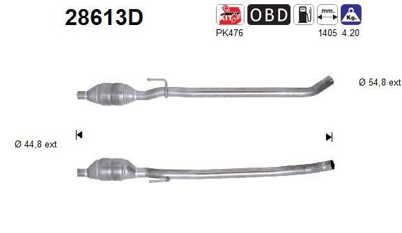 Katalizatoriaus keitiklis AS 28613D