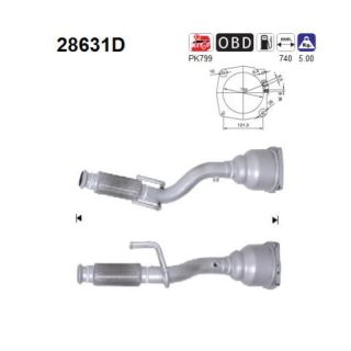 Katalizatoriaus keitiklis AS 28631D