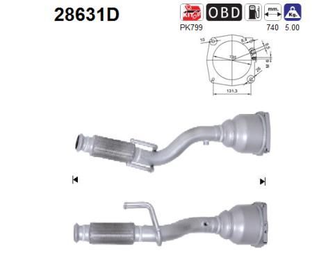 Katalizatoriaus keitiklis AS 28631D