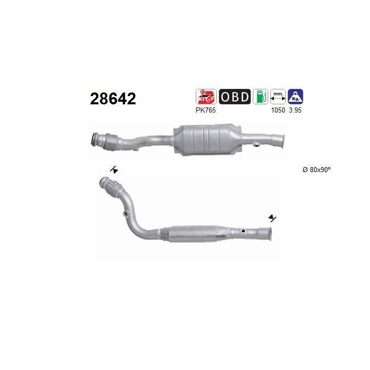 Katalizatoriaus keitiklis AS 28642