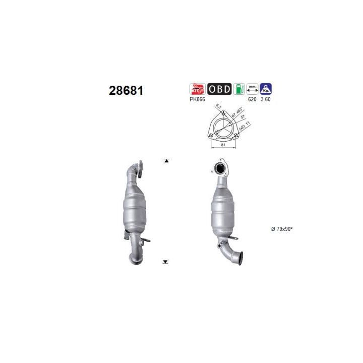 Katalizatoriaus keitiklis AS 28681