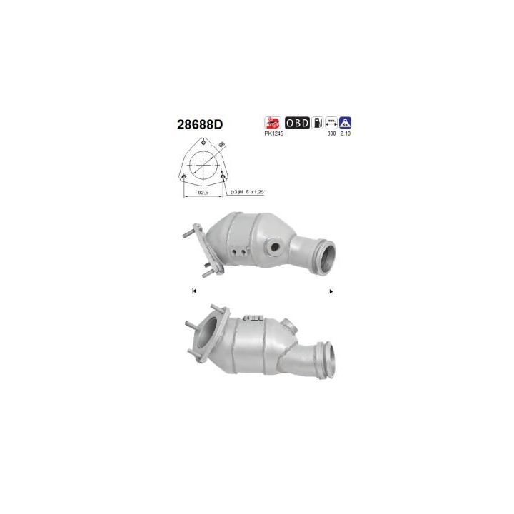 Katalizatoriaus keitiklis AS 28688D