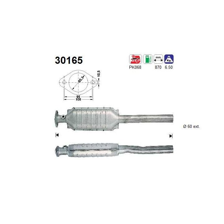 Katalizatoriaus keitiklis AS 30165