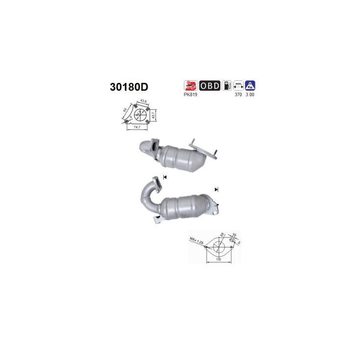 Katalizatoriaus keitiklis AS 30180D