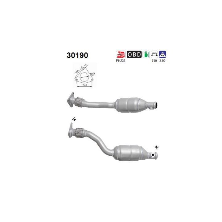 Katalizatoriaus keitiklis AS 30190