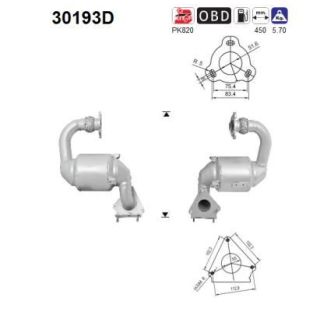 Katalizatoriaus keitiklis AS 30193D