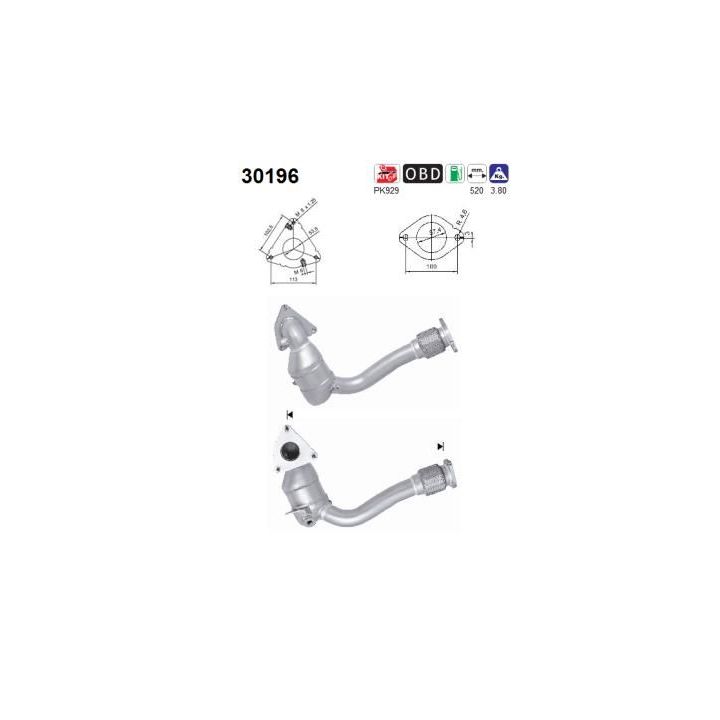 Katalizatoriaus keitiklis AS 30196