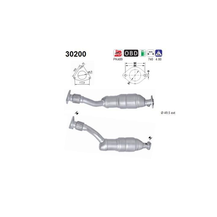 Katalizatoriaus keitiklis AS 30200