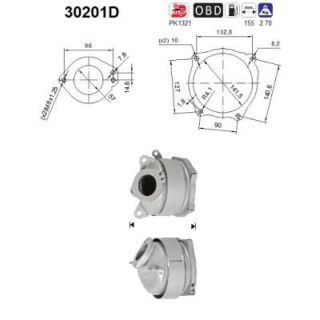 Katalizatoriaus keitiklis AS 30201D