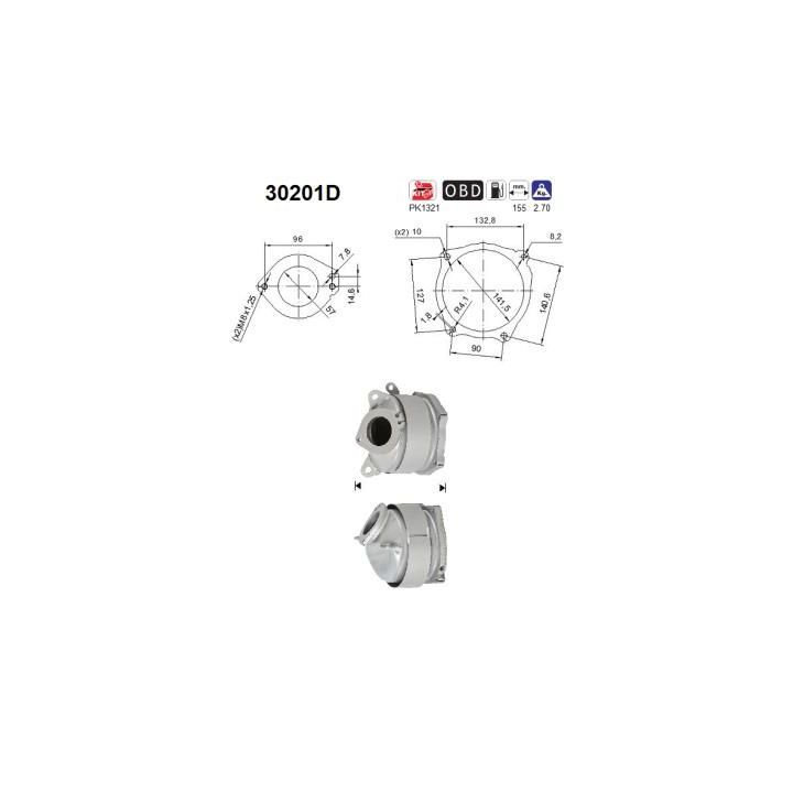 Katalizatoriaus keitiklis AS 30201D