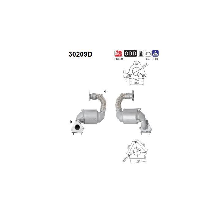 Katalizatoriaus keitiklis AS 30209D