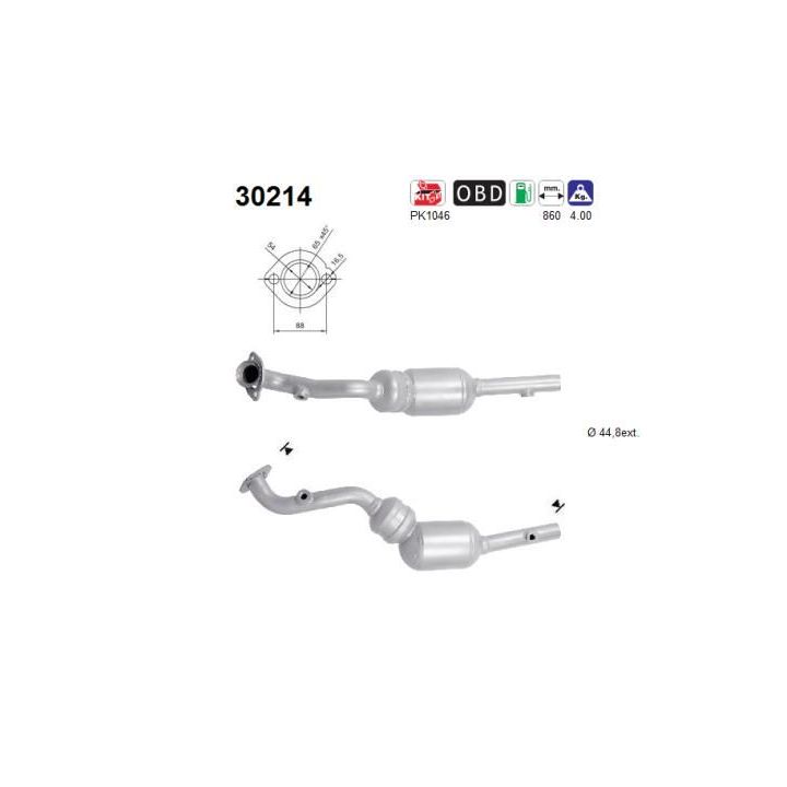 Katalizatoriaus keitiklis AS 30214