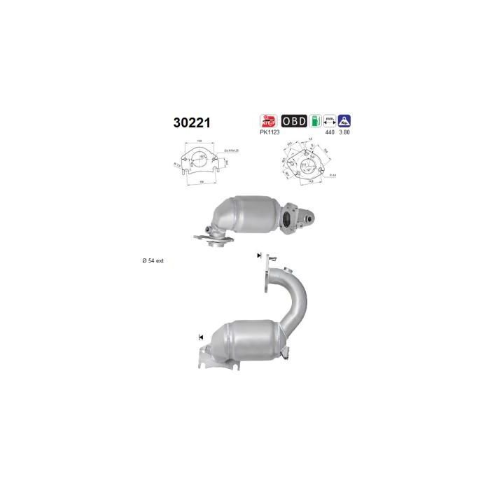 Katalizatoriaus keitiklis AS 30221