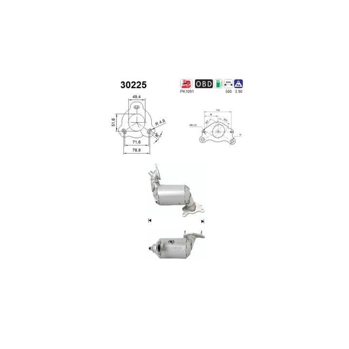 Katalizatoriaus keitiklis AS 30225