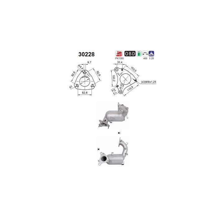 Katalizatoriaus keitiklis AS 30228