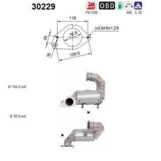 Katalizatoriaus keitiklis AS 30229