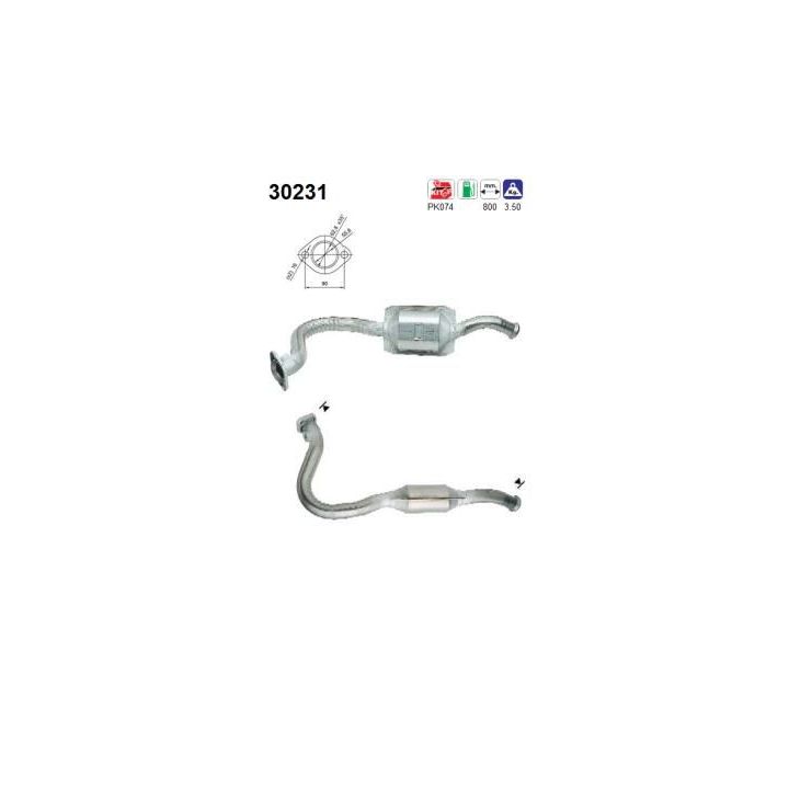 Katalizatoriaus keitiklis AS 30231