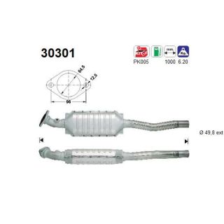 Katalizatoriaus keitiklis AS 30301
