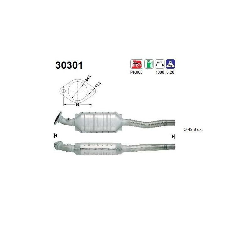 Katalizatoriaus keitiklis AS 30301